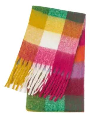 Maxi Bufanda Invierno Colores Lisos