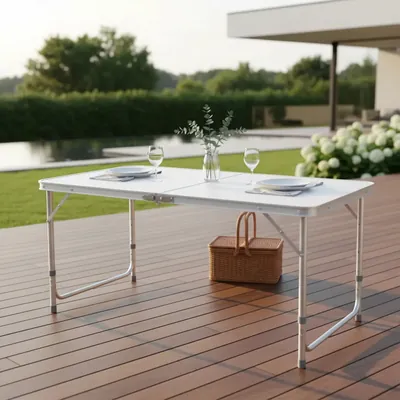 Mesa Plegable Portatil 120×60×70