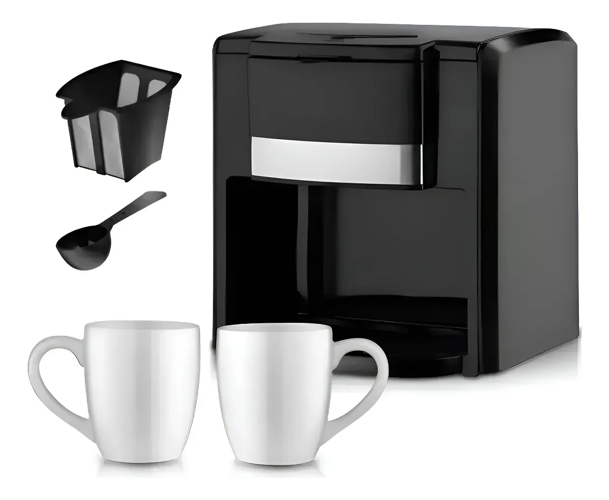 Mini Cafetera Eléctrica Filtro Lavable