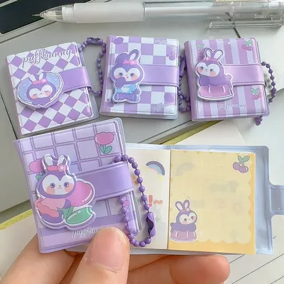 Mini Libretas 3D De Dibujos Animados