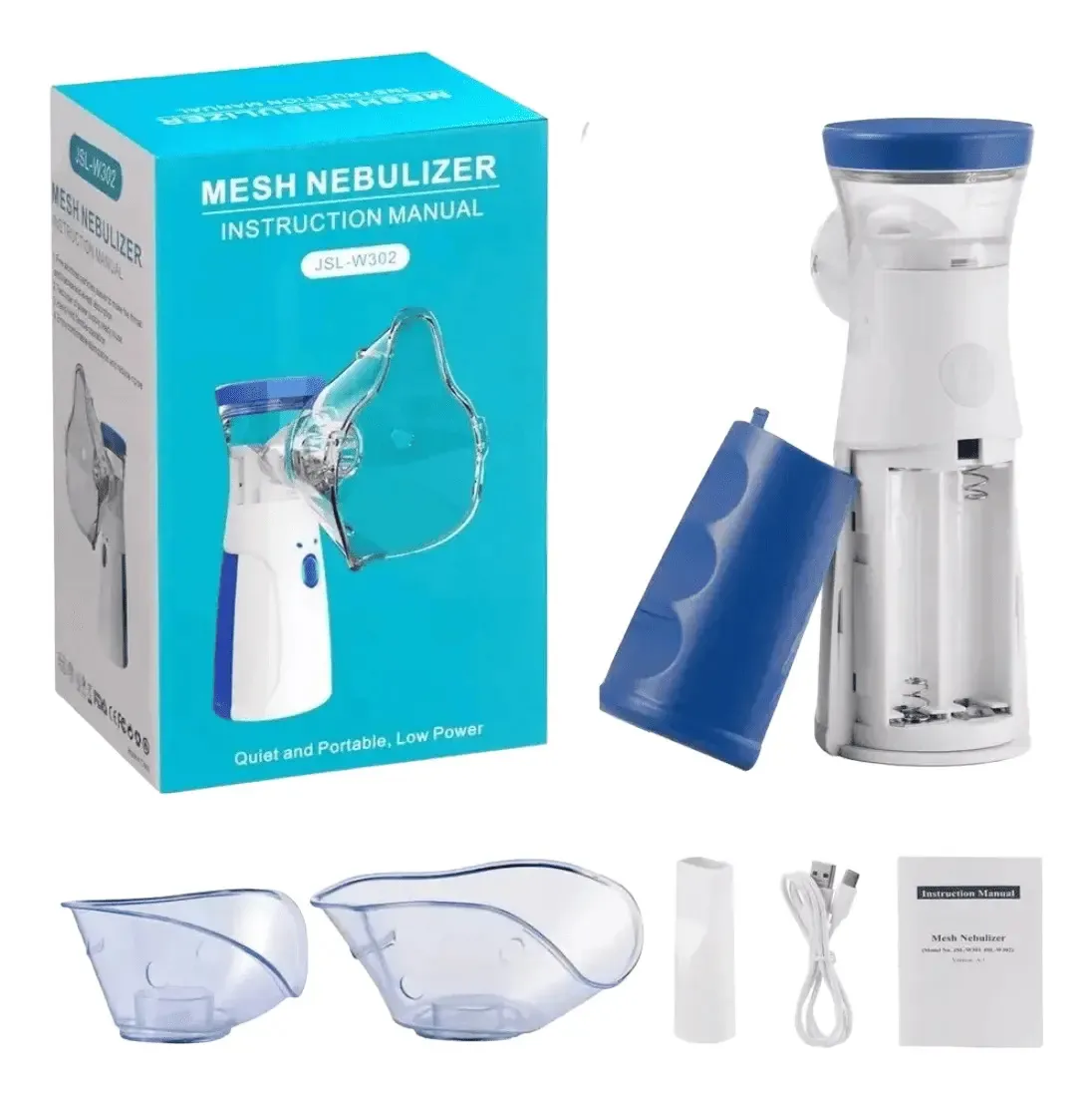 Nebulizador e Inhalador Portátil para Enfermedades Respiratorias