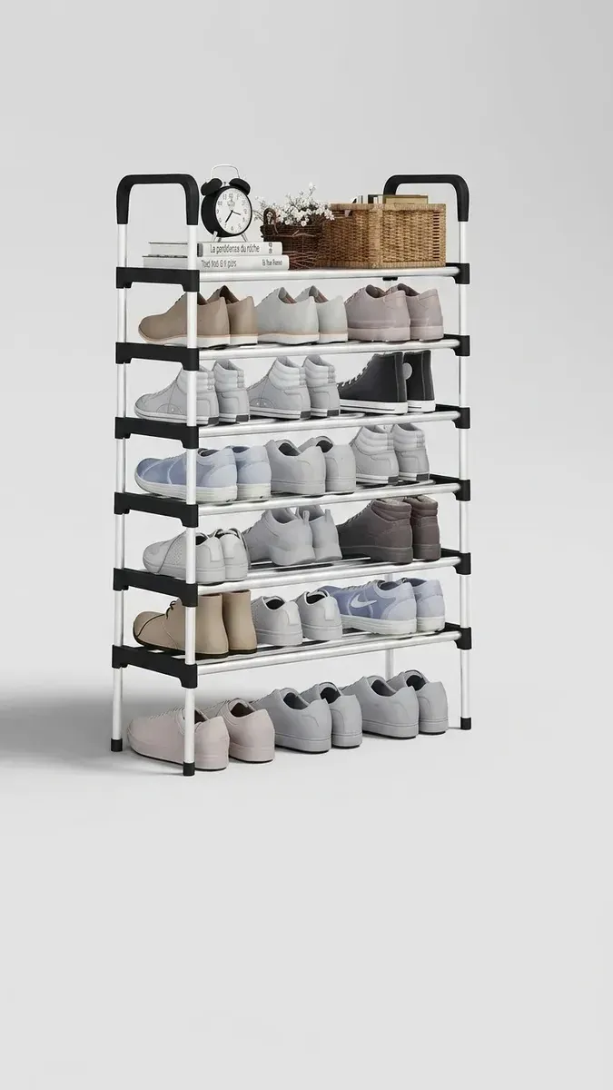 Organizador De Zapatos Horizontal 7 Niveles