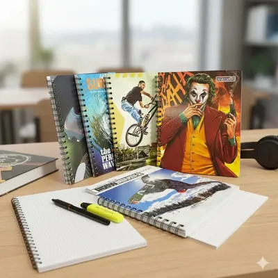 Pack 5 Cuaderno Libreta Unicolor Cuadriculado