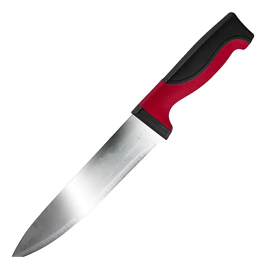 Pack De 12 Cuchillo Master Mango Rojo 6”