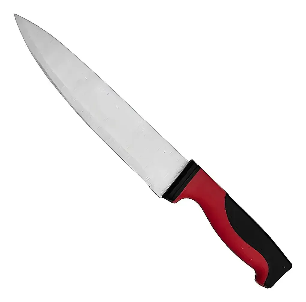 Pack De 12 Cuchillo Master Mango Rojo 7”