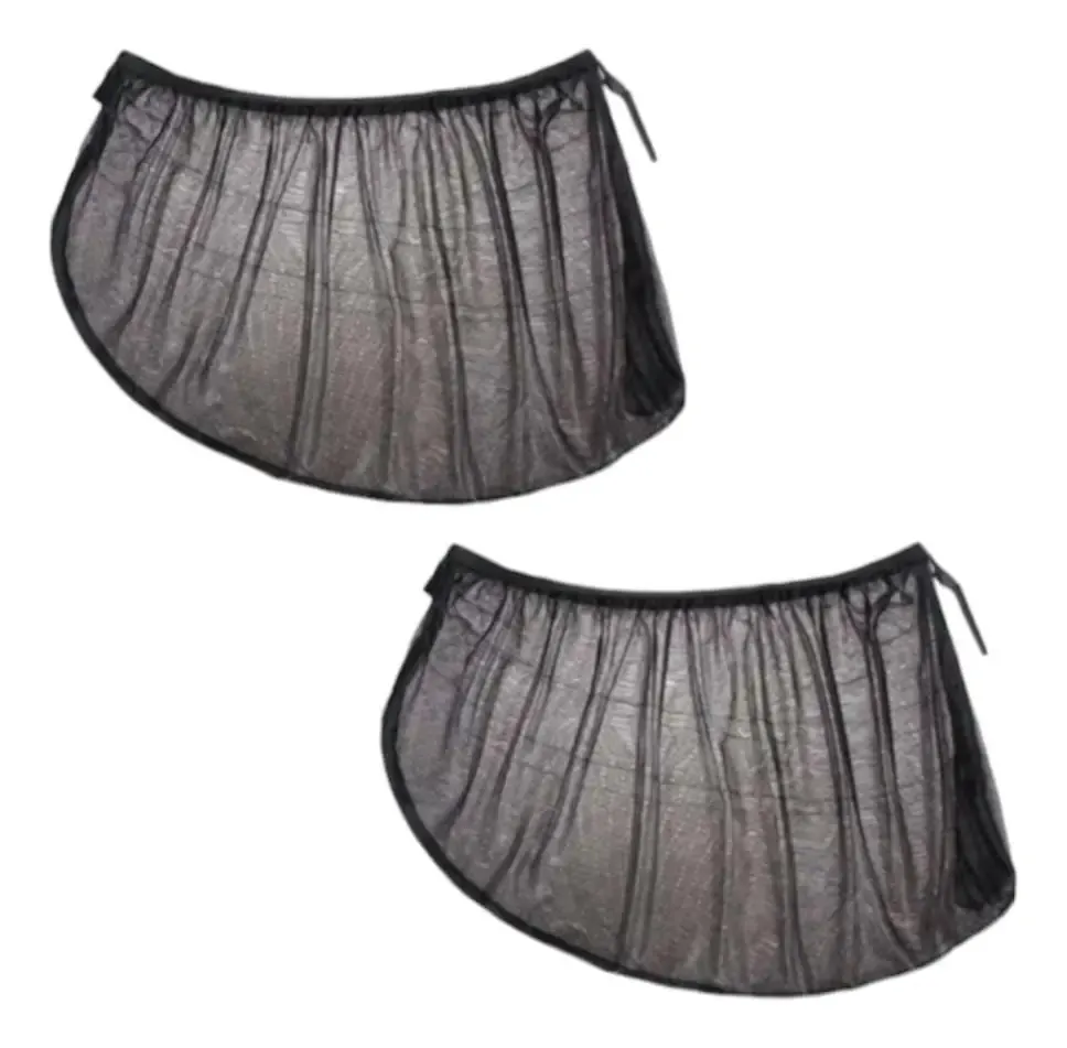 Pack De 2 Mallas Tapa Sol Para Auto Ventana ( Parte Trasera )