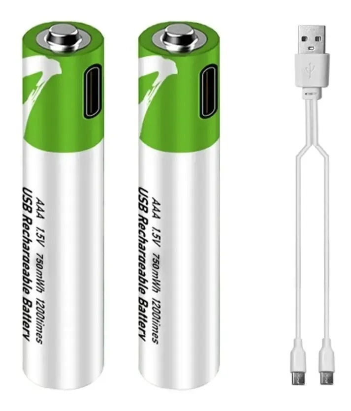 Pack de 2 Pilas Recargable AAA