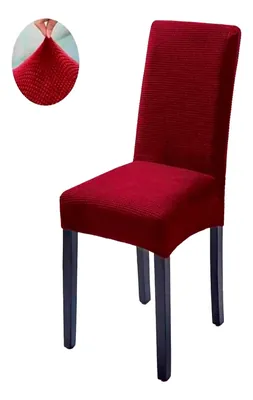 Pack de 6 Funda De Silla Cuadrille Burdeo
