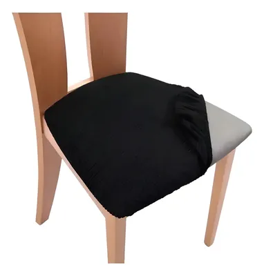 Pack de 6 Funda De Silla Cuadrille Negro