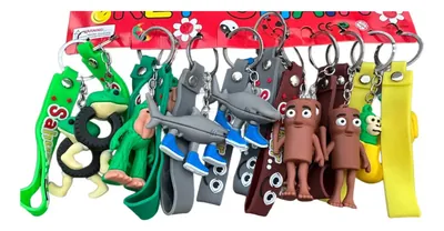 Pack De 6 Llaveros Tralala Con Sonido y Luz