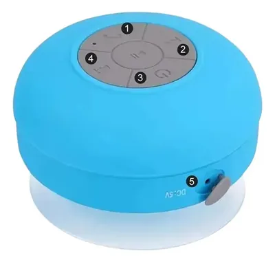 Parlante Altavoz Ventosa Impermeable Inalámbrico Bluetooth