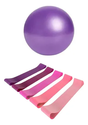 Pelota de Equilibrio Bosu + Ligas de Ejercicio e Inflador