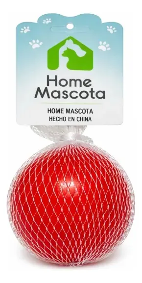 Pelota de Juegos Roja para Mascotas de 6 Cms.