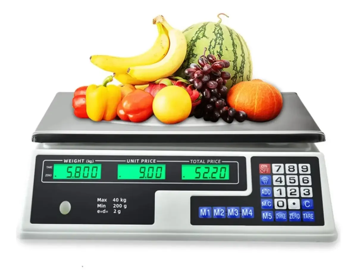Pesa Digital 40 Kilos Recargable Negocio