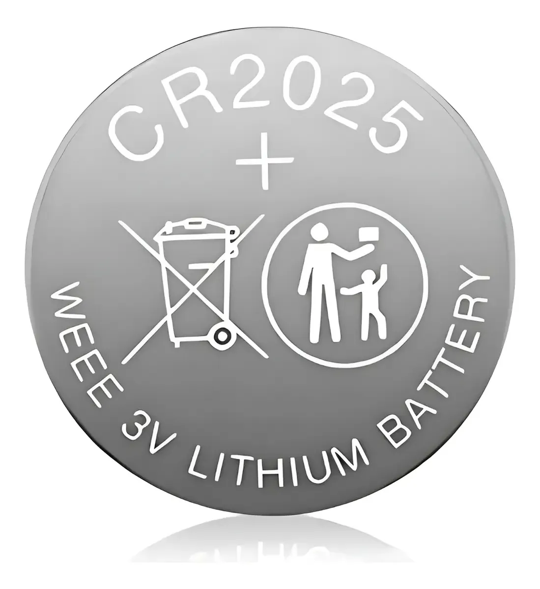 Pila CR 2025 de 3 V. en Blísters de 5 Unidades