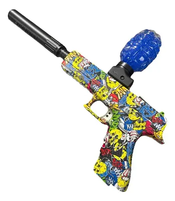 Pistola Automática de Hidrogel Modelo Glock