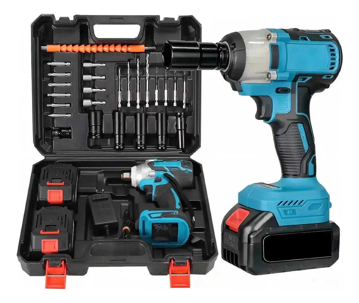 Pistola de Impacto con Adaptador de Taladro