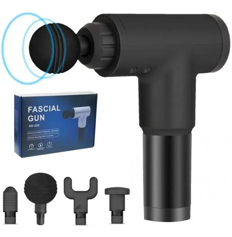 Pistola de Masaje Muscular con Accesorios