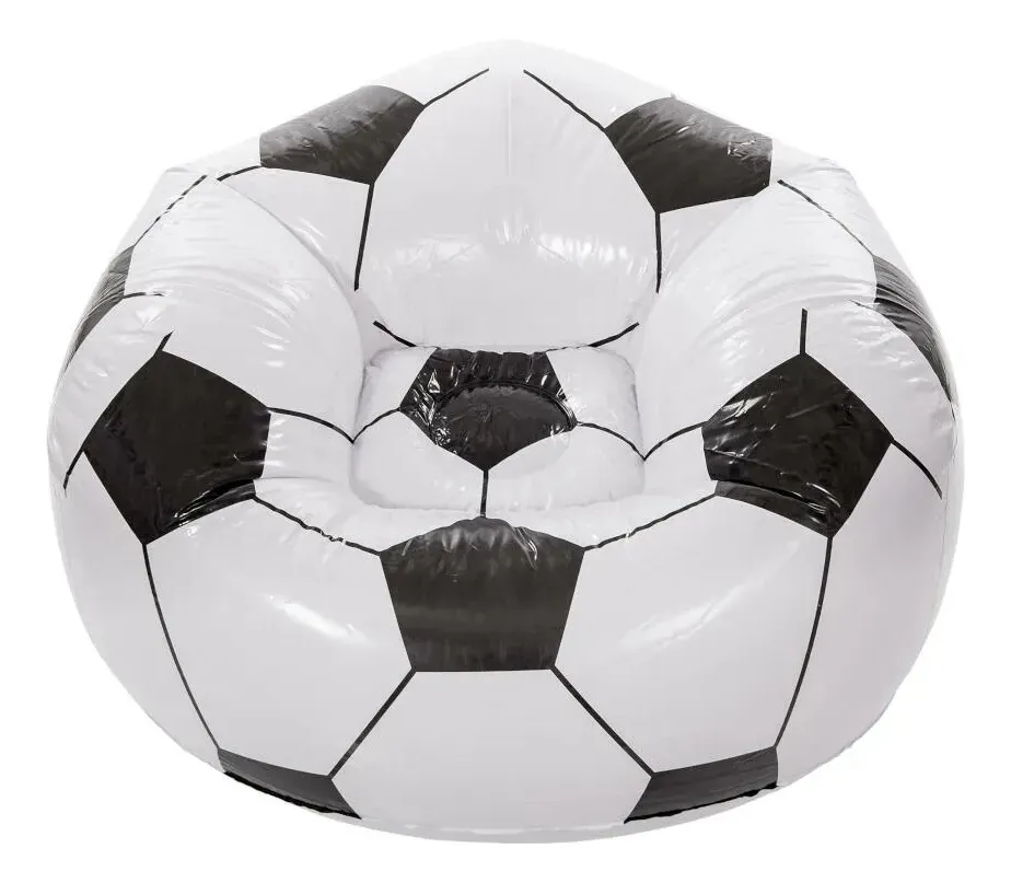 Puff Inflable Pelota De Fútbol