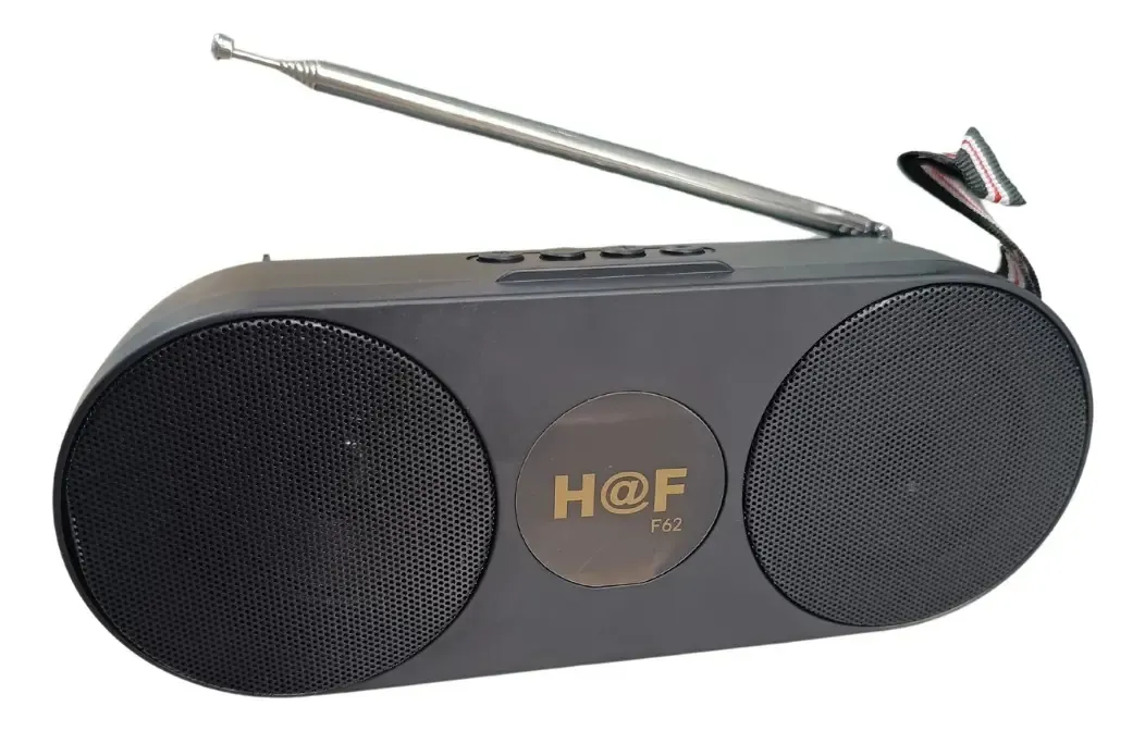Radio Solar y Recargable F-62 con Soporte para Celular