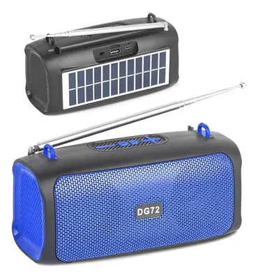 Radio Solar y Recargable Modelo DG72 con Colgante