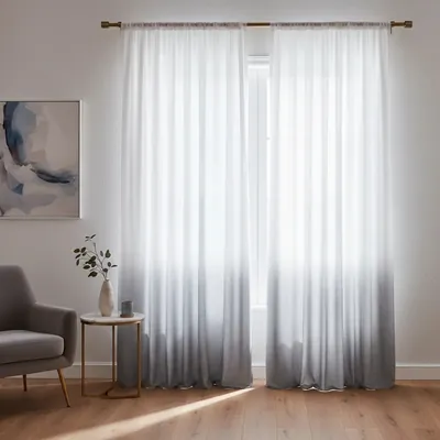 Set 2 Cortinas Tul Degrade 140x230cm