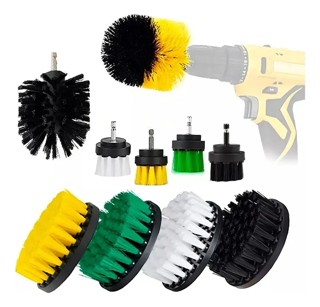 Set De 10 Cepillos De Limpieza Para Taladro