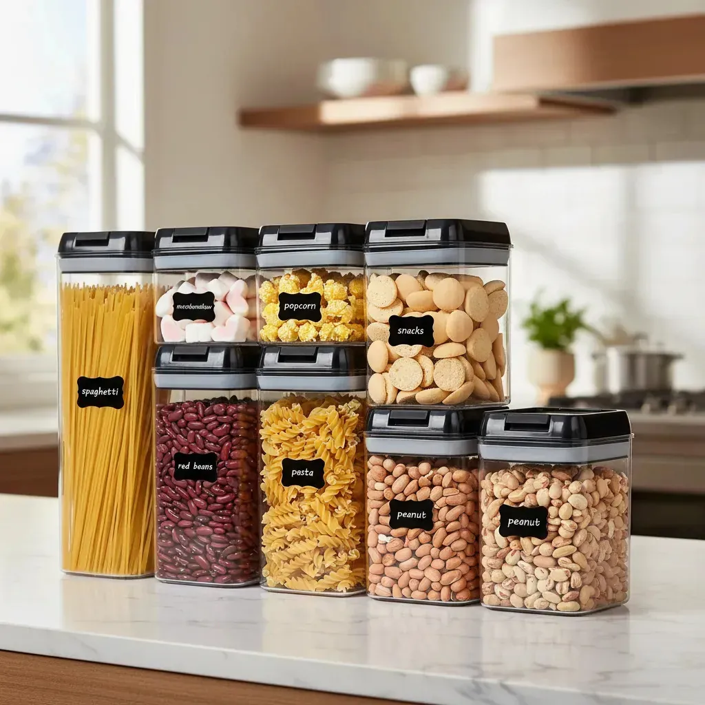Set de 7 Contenedores de Cocina Herméticos