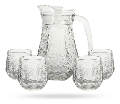 Set de Jarra de Vidrio 5 pcs