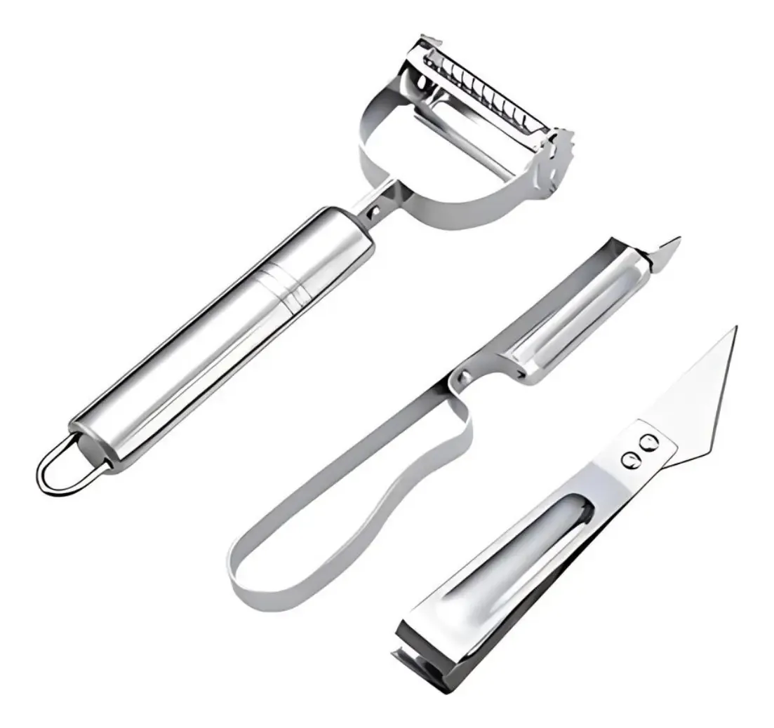 Set de Pelador de Vegetales de 3 Piezas