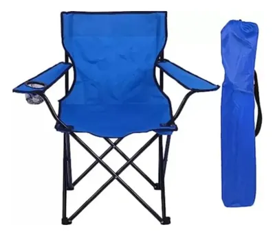 Silla Plegable con Porta Vaso + Bolsa