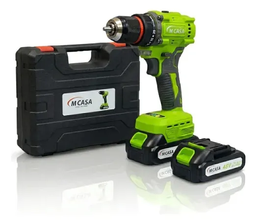 Taladro Atornillador Inalámbrico MCASA 48V. 2 Batería con Mandril Metálico Modelo MSA-13MM