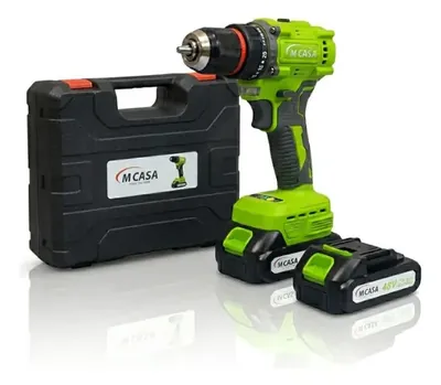 Taladro Atornillador Inalámbrico MCASA 48V + 2 Baterías y Mandril Metálico