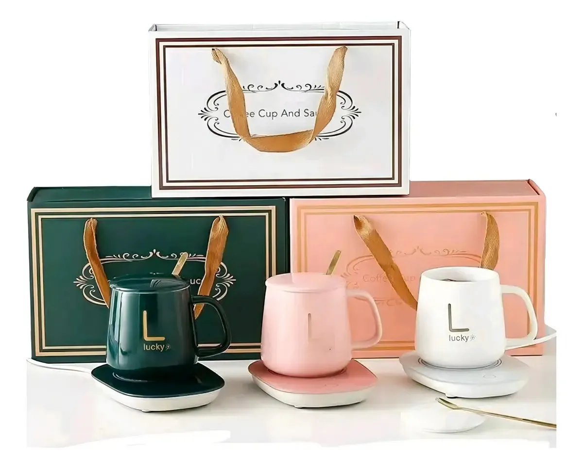 Taza De Café Con Calentado Eléctrico