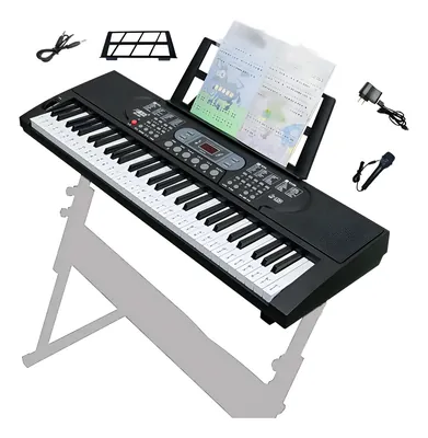 Teclado Órgano Musical 61 Teclas 16 Tonos 10 Ritmos