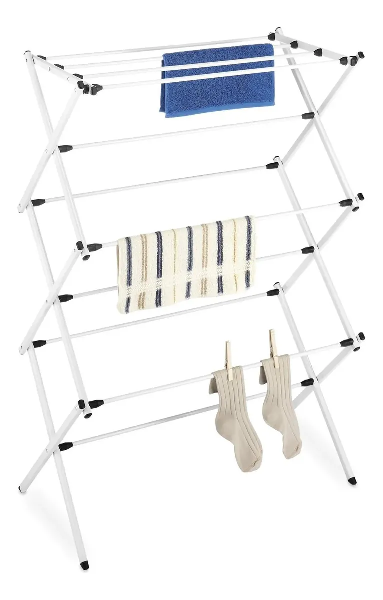 Tendedero De Ropa Multiusos 3 Niveles Rotatorio