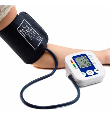 Toma Presión Digital Brazo con Tensiómetro Usa Pilas o USB