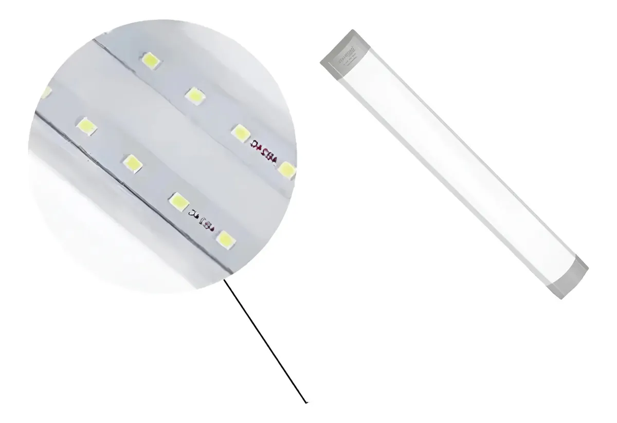 Tubo Led Luz Fría de 60 Cms. 28W.