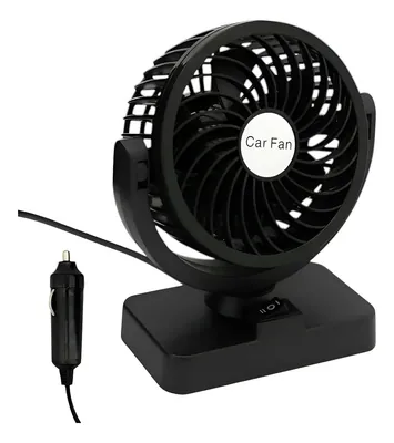 Ventilador De Auto De 3 Velocidades Y 7 Aspas