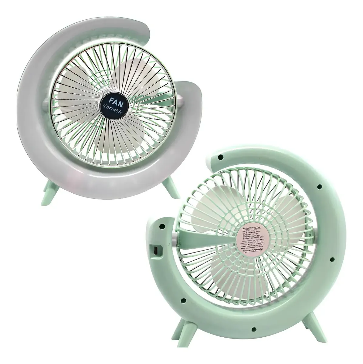 Ventilador Eléctrico Inalámbrico Recargable USB